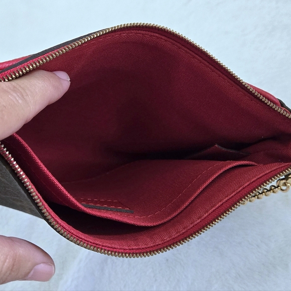 Louis Vuitton Pallas Clutch In Monogram Cerise❤️ - Picture 10 of 16